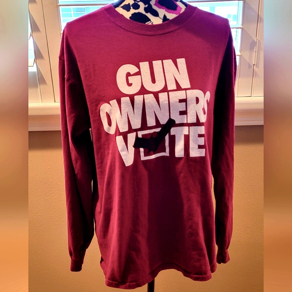 Pew Pew Owners Vote Shirt L